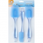 Wilton Silikon Spatula Seti (Mavi, 3 Para)