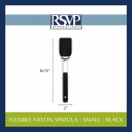 RSVP International Naylon Spatula (Siyah)