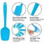 Generic Silikon Spatula Seti(6 Para, Mavi)