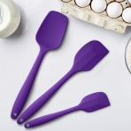 ALLWIN-HOUSEWARE Silikon Spatula Seti (3 Para, Mor)