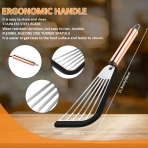 Boao Paslanmaz elik Spatula(Rose Gold)