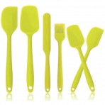 SILK LINE Silikon Spatula Seti (Yeil, 6 Para)