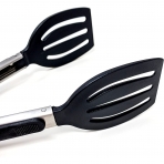 Norpro Silikon Delikli Spatula (Siyah)