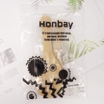 HONBAY Bambu Yemek Ka(2 Paket, Ak Kahverengi)