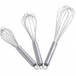 Whisk  Paslanmaz elik rpc (Gri, 3 Para)