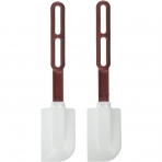 Vollrath Silikon Spatula (Kahverengi, 2 Para)