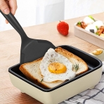 BUNDLEPRO Silikon Geni Spatula Seti (2 Para, Krmz/Siyah)