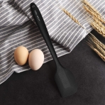 Attom Tech Home Silikon Spatula Seti(4 Para, Siyah)