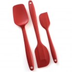 Norpro Silikon Spatula Seti (Krmz, 3 Para)