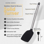 Home Hero Silikon Spatula (Siyah)