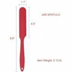 Docik Silikon Kanavoz Spatula Seti (4 Para, Renkli)