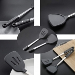 KSENDALO Silikon Spatula Set (2 Para, Gri)