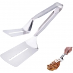 Lazat Chef Paslanmaz elik Spatula (Gri)