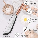 Boao Paslanmaz elik Spatula Seti(Rose Gold)