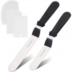 PUCKWAY Paslanmaz elik Spatula(2 Para, Gm)