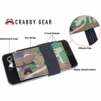 Crabby Gear Unsex Canvas Czdan (Ak Yeil)