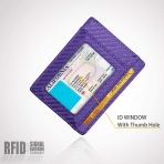 Generic RFID Unsex Deri Czdan (Mor)