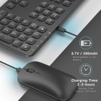 Jelly Comb KS037 Wireless Ergonomik Klavye Mouse Seti