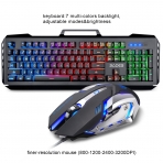 SADES Gaming Wireless Klavye ve Mouse