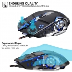 VEGCOO C15 Laser Ergonomik Gaming Mouse (9200 DPI)