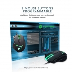 Topmate M18 Kablolu Ergonomik Gaming Mouse (4000DPI)