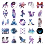 ShuGuoTu Galaxy Sticker kartma (100 Adet)