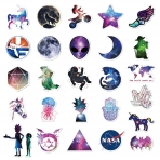 ShuGuoTu Galaxy Sticker kartma (100 Adet)