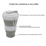 Collapsible Travel Cup, PortableAndLightweight