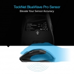 TECKNET Mavi Ergonomik Wireless Mouse