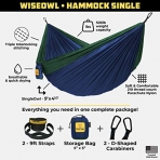 Wise Owl Outfitters Tanabilir Kamp Hamak (Lacivert)