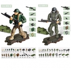 YEIBOBO Military Action Figr Set (6 Para)