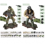 YEIBOBO Military Action Figr Set (6 Para)