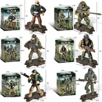 YEIBOBO Military Action Figr Set (6 Para)