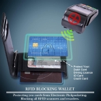 RUNBOX Minimalist Slim Wallet RFID Engellemeli Kartlk (Kahve)