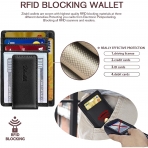 Zitahli RFID Engellemeli Erkek nce Czdan(Kahve)