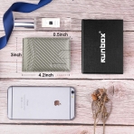 RUNBOX RFID Engellemeli nce Kartlk (Gri)