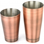 Barfly Shaker Kokteyl Tin Set (Antique Copper)