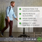 Gaiam Unisex Omuz Korsesi Standart Beden (Siyah)