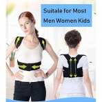 Aletege Unisex Small Beden Dik Duru Korsesi (Siyah)