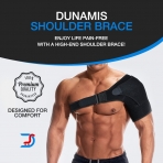 Dunamis Unisex Standart Beden Omuz Korsesi (Siyah)