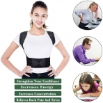 Posture Corrector Unisex Standart Beden Srt Korsesi (Siyah)