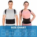 SICHEER Unisex Small Beden Dik Duru Korsesi (Siyah)