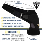 FIGHTECH Omuz Destei (Siyah)(X/XL)