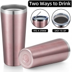 MEWAY Paslanmaz elik Termos (Rose Gold)(650ml)