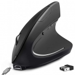 Hoporise Kablosuz Vertical Ergonomik Mouse (Siyah)