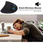 VHOB Bluetooth Dikey Ergonomik Mouse (Siyah)