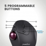 Perixx11568 Perimice-717 Wireless Trackball Mouse