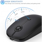 Jelly Comb 2.4G Wireless Mouse (Siyah)