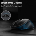 Jelly Comb 2.4GHz Ergonomik Wireless Mouse (Siyah)