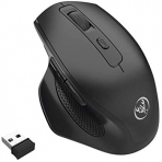 HXSJ Wireless Ergonomik Mouse (Siyah)